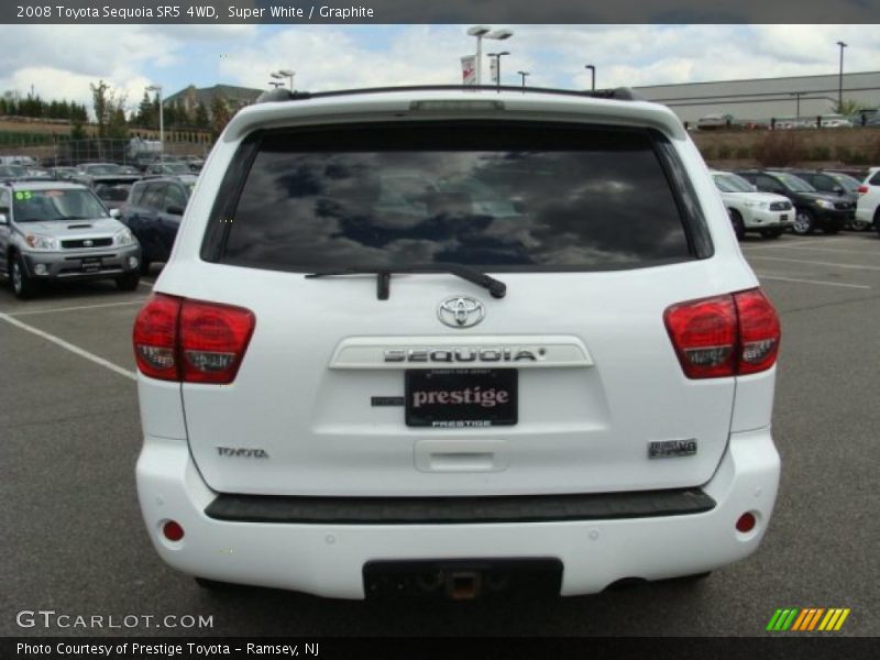 Super White / Graphite 2008 Toyota Sequoia SR5 4WD