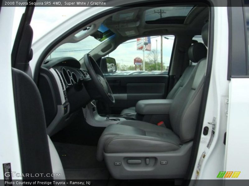 Super White / Graphite 2008 Toyota Sequoia SR5 4WD