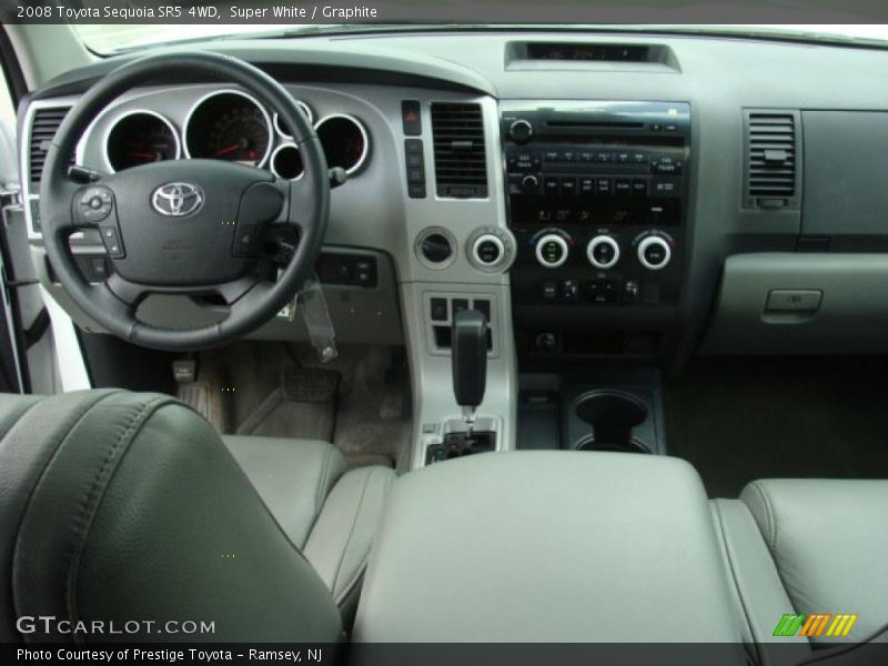 Super White / Graphite 2008 Toyota Sequoia SR5 4WD