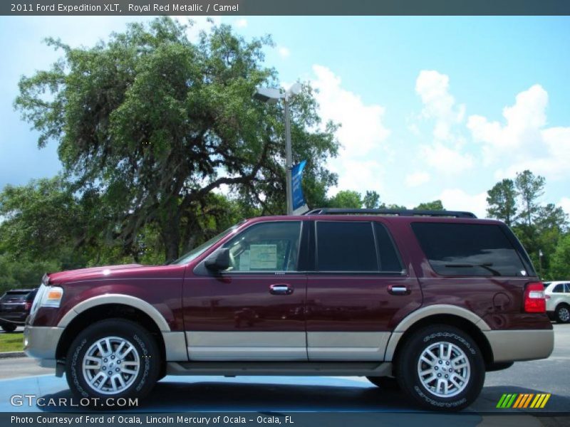 Royal Red Metallic / Camel 2011 Ford Expedition XLT