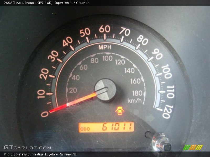 Super White / Graphite 2008 Toyota Sequoia SR5 4WD