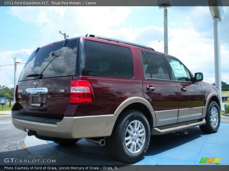 Royal Red Metallic / Camel 2011 Ford Expedition XLT
