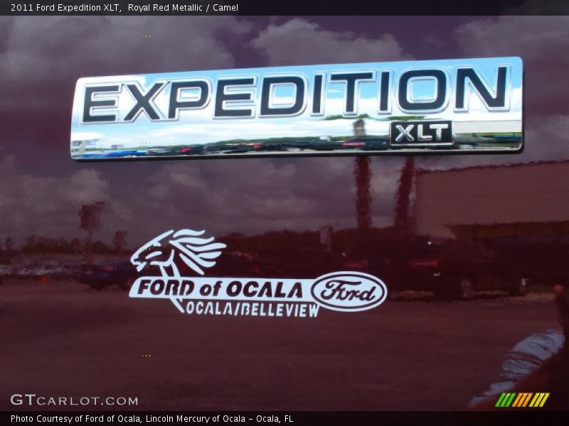 Royal Red Metallic / Camel 2011 Ford Expedition XLT