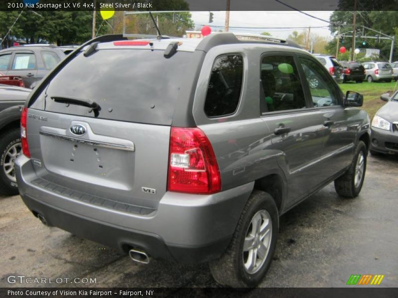 Steel Silver / Black 2010 Kia Sportage LX V6 4x4