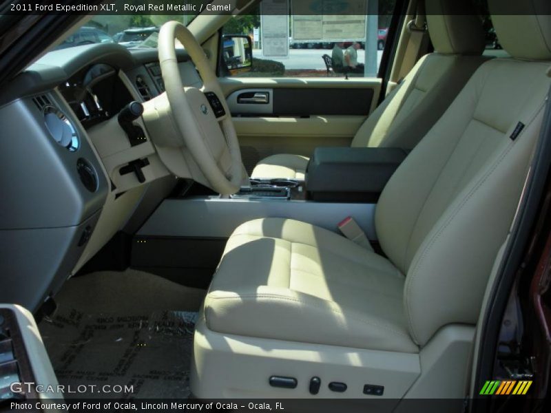 Royal Red Metallic / Camel 2011 Ford Expedition XLT