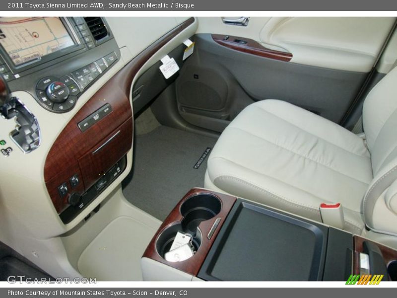 Sandy Beach Metallic / Bisque 2011 Toyota Sienna Limited AWD