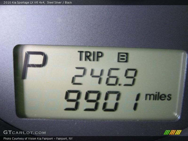 Steel Silver / Black 2010 Kia Sportage LX V6 4x4