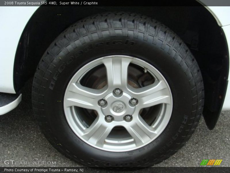 Super White / Graphite 2008 Toyota Sequoia SR5 4WD