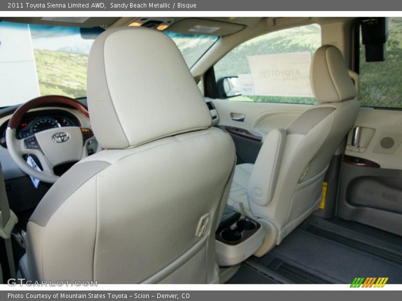 Sandy Beach Metallic / Bisque 2011 Toyota Sienna Limited AWD