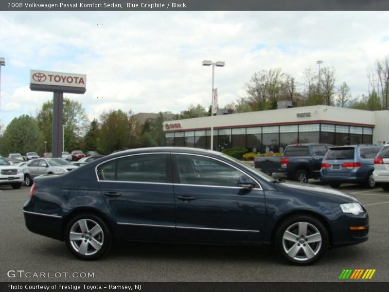 Blue Graphite / Black 2008 Volkswagen Passat Komfort Sedan