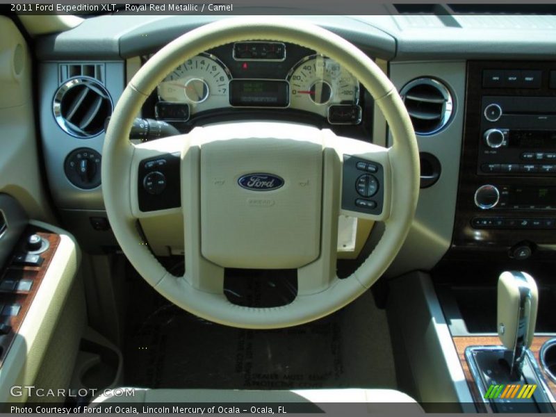 Royal Red Metallic / Camel 2011 Ford Expedition XLT