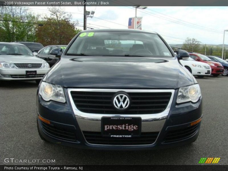 Blue Graphite / Black 2008 Volkswagen Passat Komfort Sedan