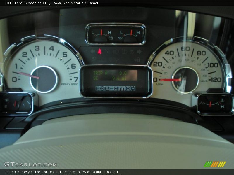 Royal Red Metallic / Camel 2011 Ford Expedition XLT