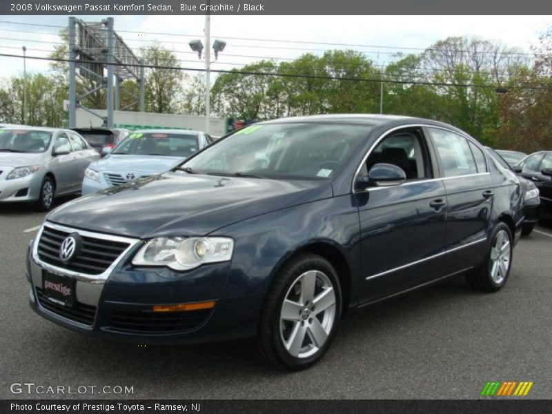 Blue Graphite / Black 2008 Volkswagen Passat Komfort Sedan