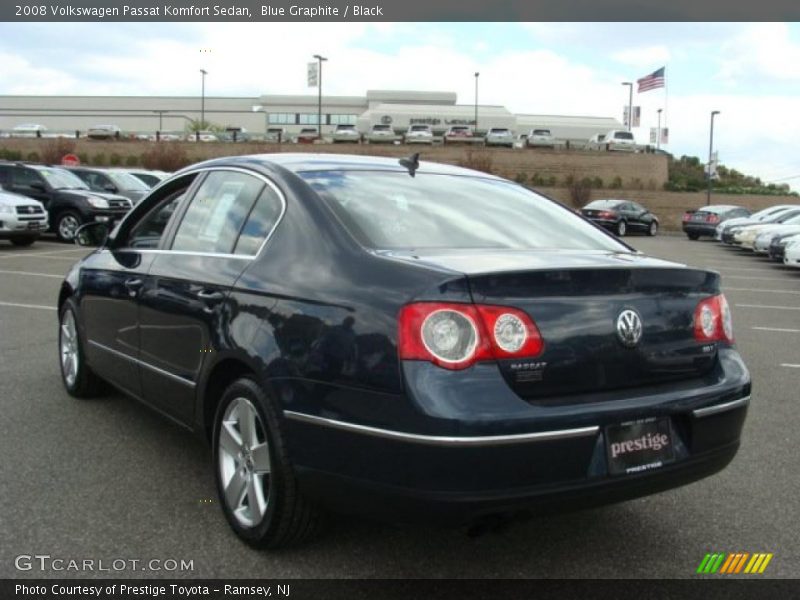 Blue Graphite / Black 2008 Volkswagen Passat Komfort Sedan