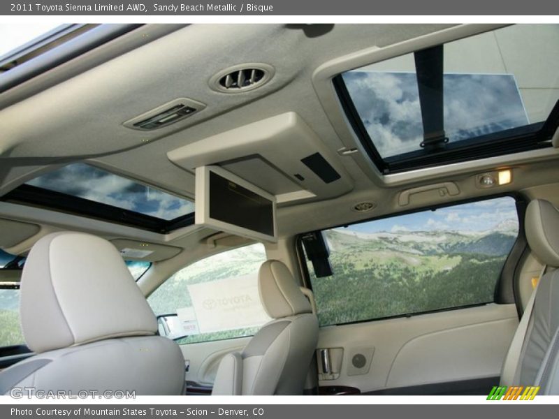 Sandy Beach Metallic / Bisque 2011 Toyota Sienna Limited AWD