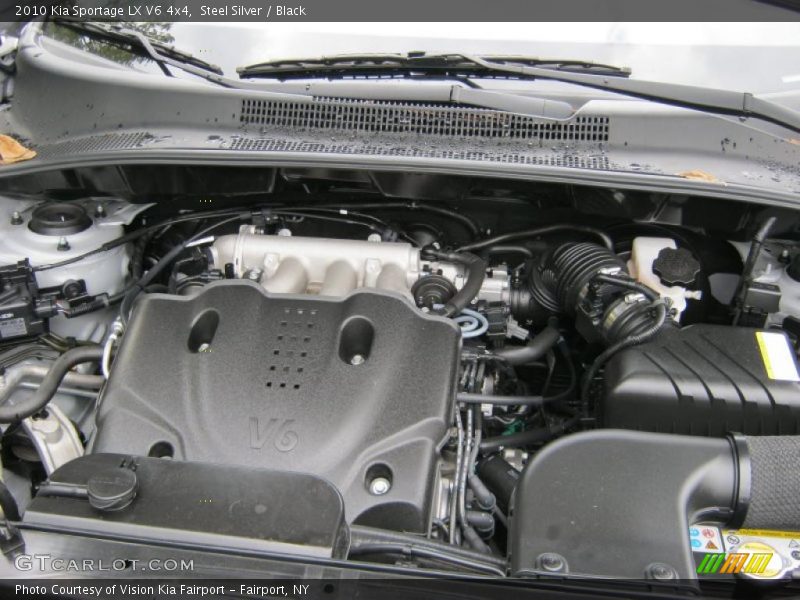Steel Silver / Black 2010 Kia Sportage LX V6 4x4