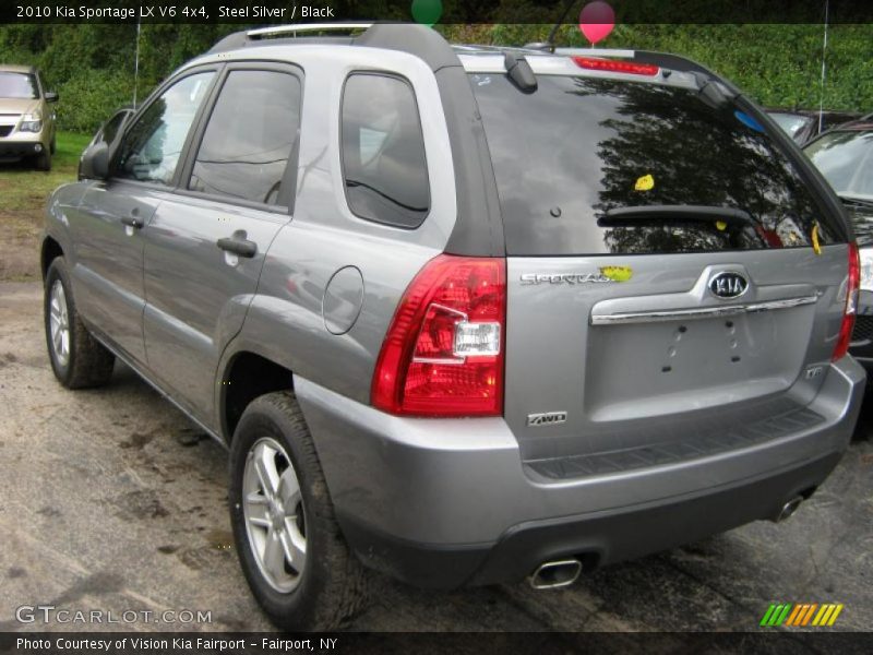 Steel Silver / Black 2010 Kia Sportage LX V6 4x4