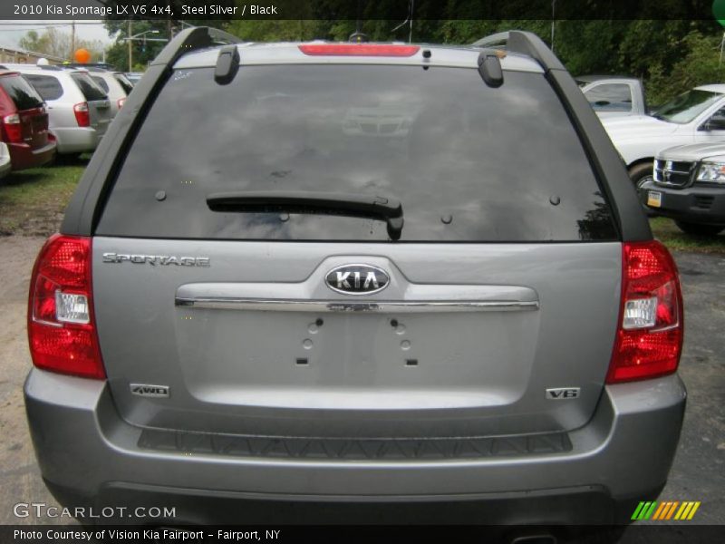 Steel Silver / Black 2010 Kia Sportage LX V6 4x4