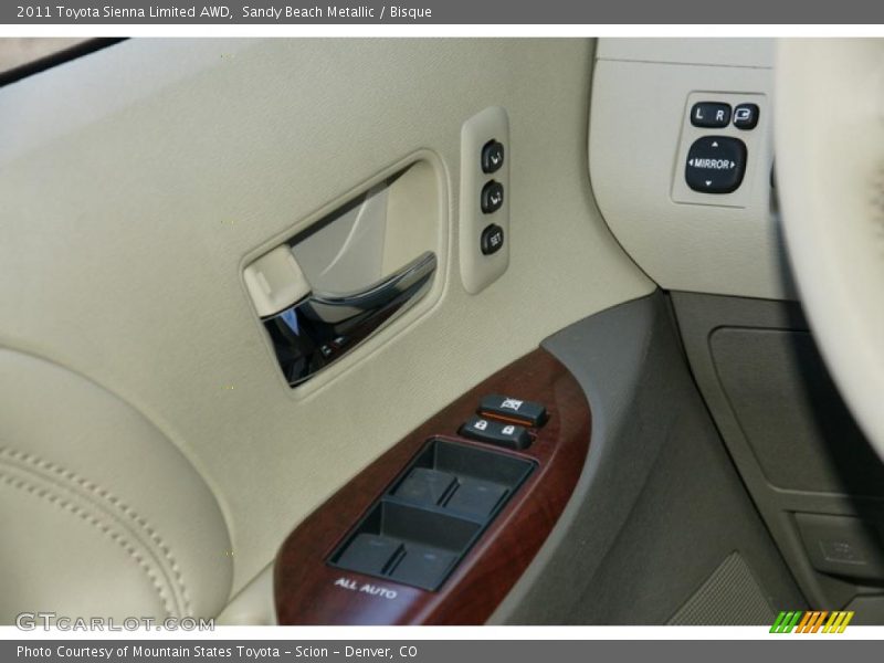 Sandy Beach Metallic / Bisque 2011 Toyota Sienna Limited AWD