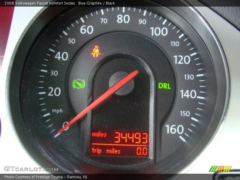 Blue Graphite / Black 2008 Volkswagen Passat Komfort Sedan
