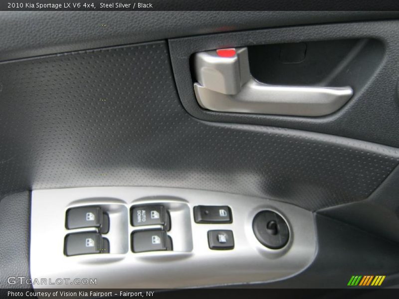 Steel Silver / Black 2010 Kia Sportage LX V6 4x4