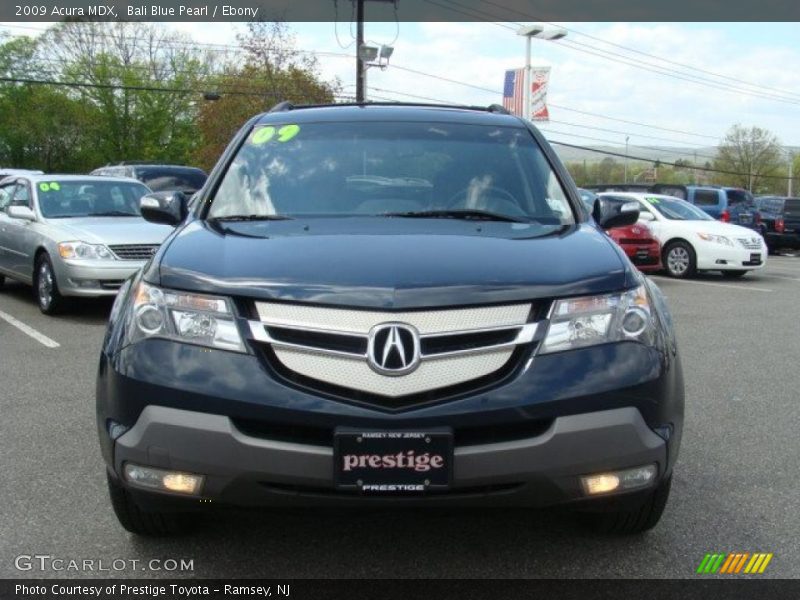 Bali Blue Pearl / Ebony 2009 Acura MDX