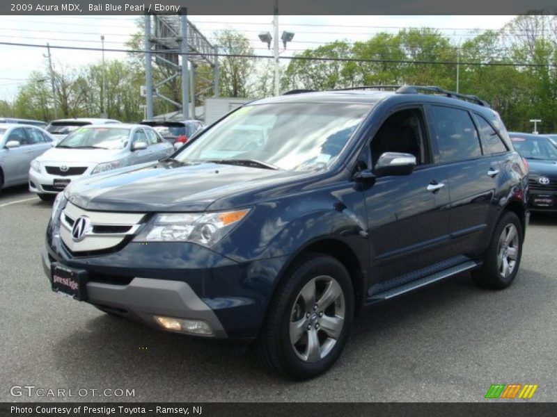 Bali Blue Pearl / Ebony 2009 Acura MDX