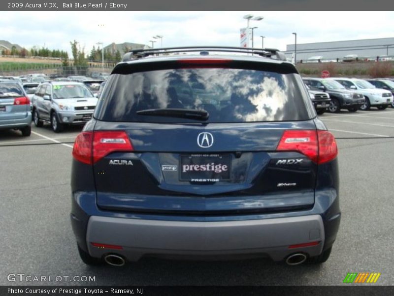 Bali Blue Pearl / Ebony 2009 Acura MDX