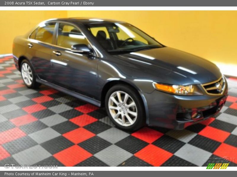 Carbon Gray Pearl / Ebony 2008 Acura TSX Sedan