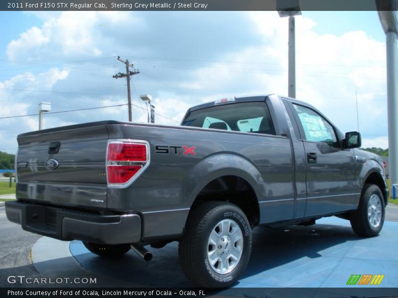 Sterling Grey Metallic / Steel Gray 2011 Ford F150 STX Regular Cab