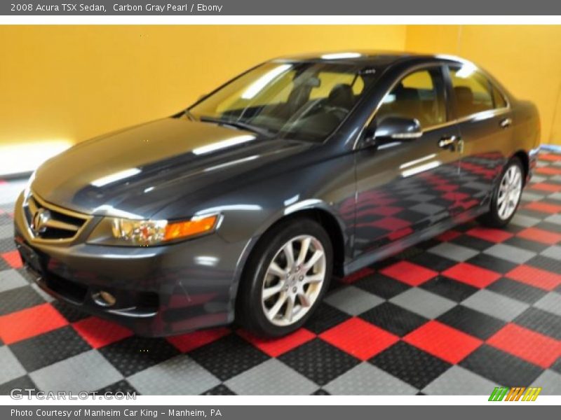 Carbon Gray Pearl / Ebony 2008 Acura TSX Sedan