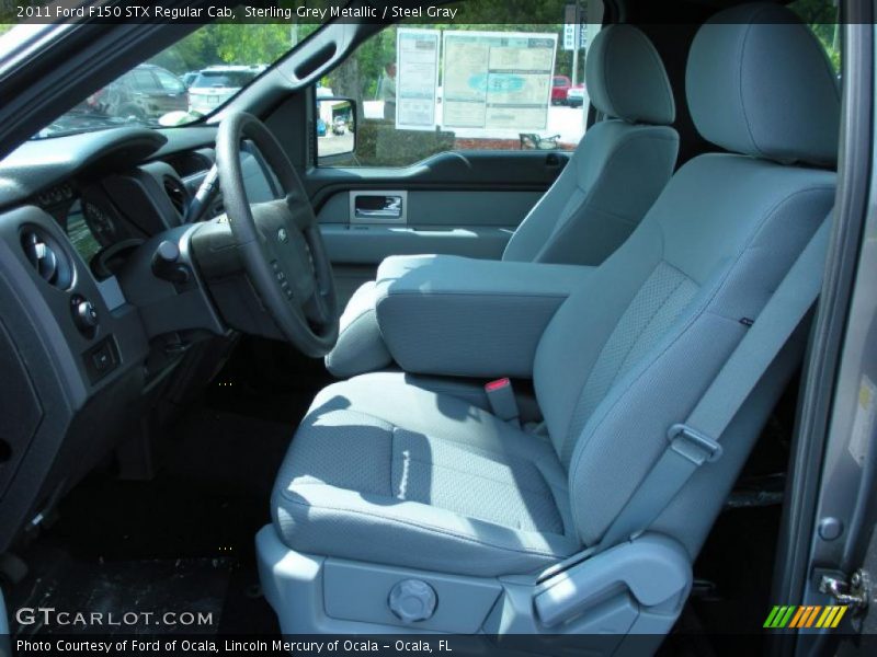 Sterling Grey Metallic / Steel Gray 2011 Ford F150 STX Regular Cab
