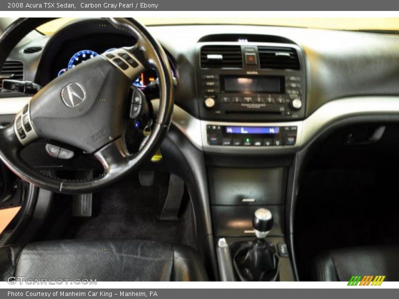 Carbon Gray Pearl / Ebony 2008 Acura TSX Sedan