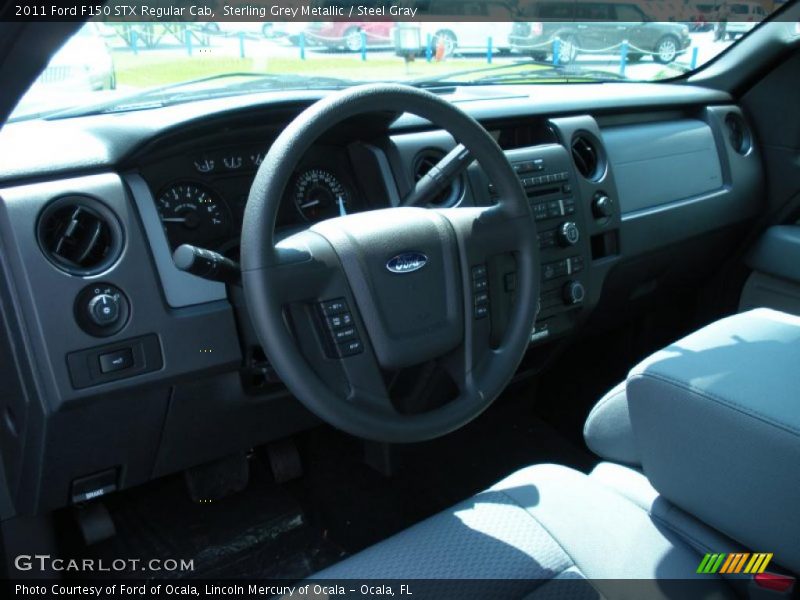Sterling Grey Metallic / Steel Gray 2011 Ford F150 STX Regular Cab