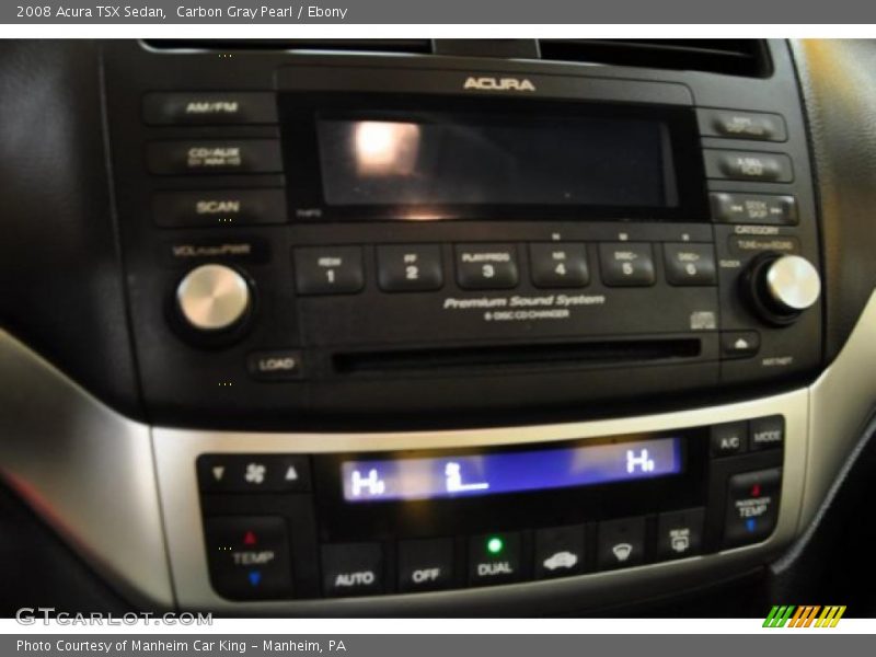 Carbon Gray Pearl / Ebony 2008 Acura TSX Sedan