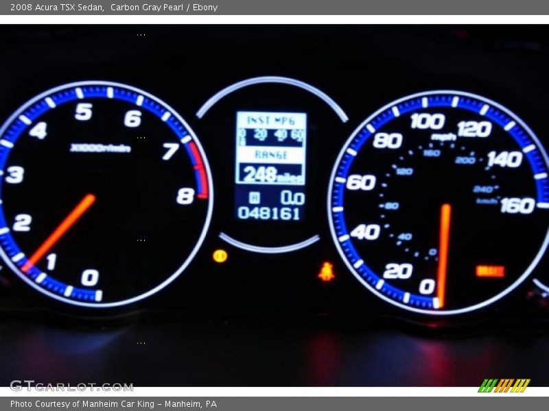 Carbon Gray Pearl / Ebony 2008 Acura TSX Sedan