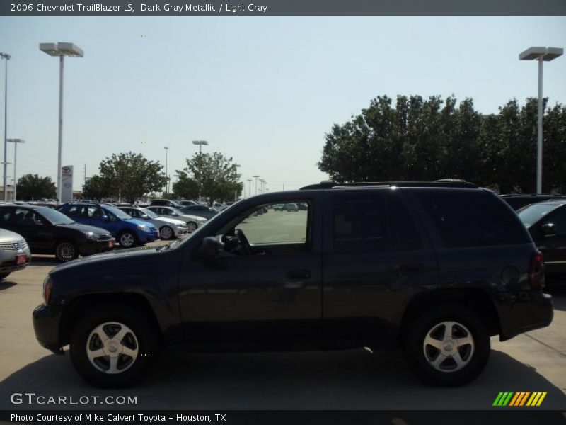 Dark Gray Metallic / Light Gray 2006 Chevrolet TrailBlazer LS