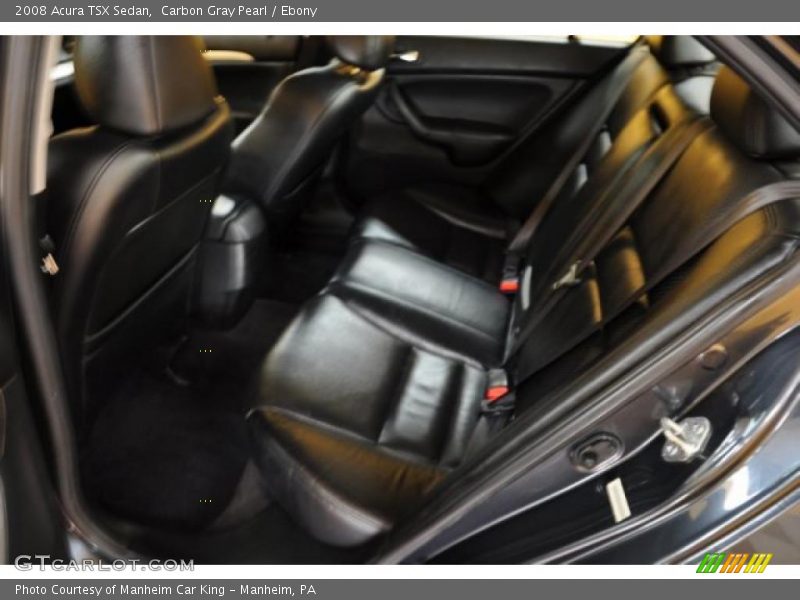 Carbon Gray Pearl / Ebony 2008 Acura TSX Sedan