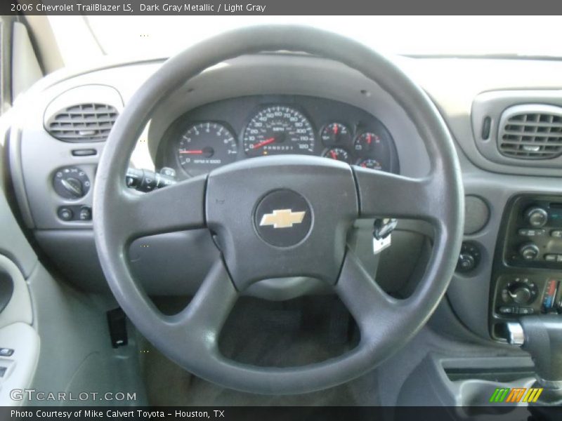Dark Gray Metallic / Light Gray 2006 Chevrolet TrailBlazer LS