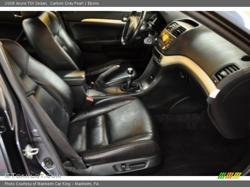 Carbon Gray Pearl / Ebony 2008 Acura TSX Sedan