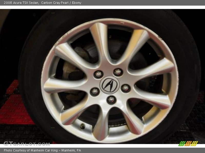 Carbon Gray Pearl / Ebony 2008 Acura TSX Sedan