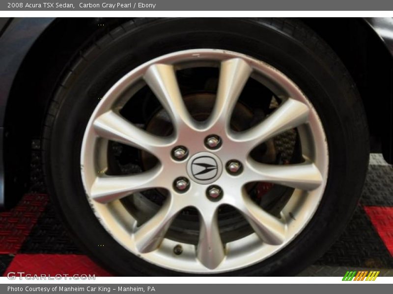 Carbon Gray Pearl / Ebony 2008 Acura TSX Sedan