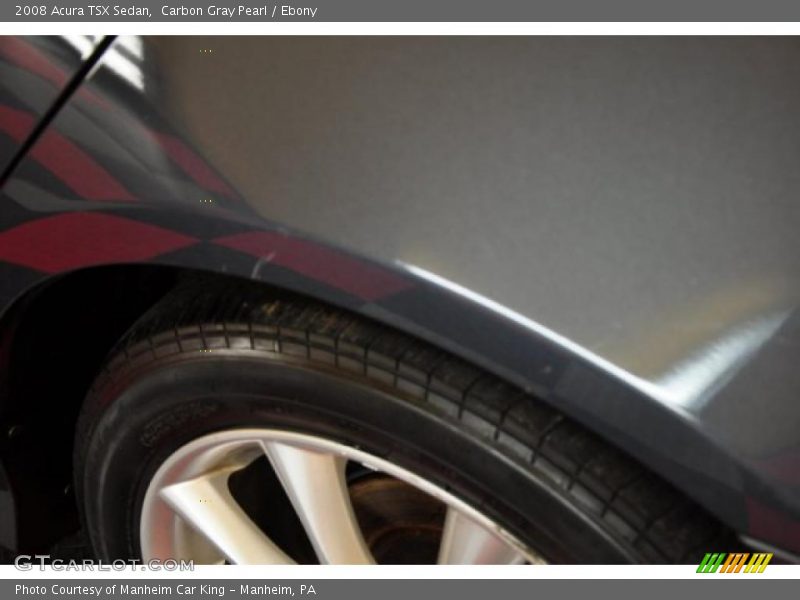 Carbon Gray Pearl / Ebony 2008 Acura TSX Sedan