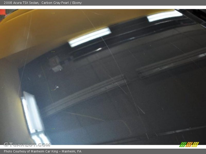 Carbon Gray Pearl / Ebony 2008 Acura TSX Sedan