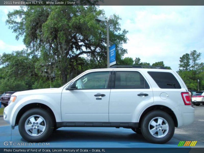 White Suede / Stone 2011 Ford Escape XLT V6