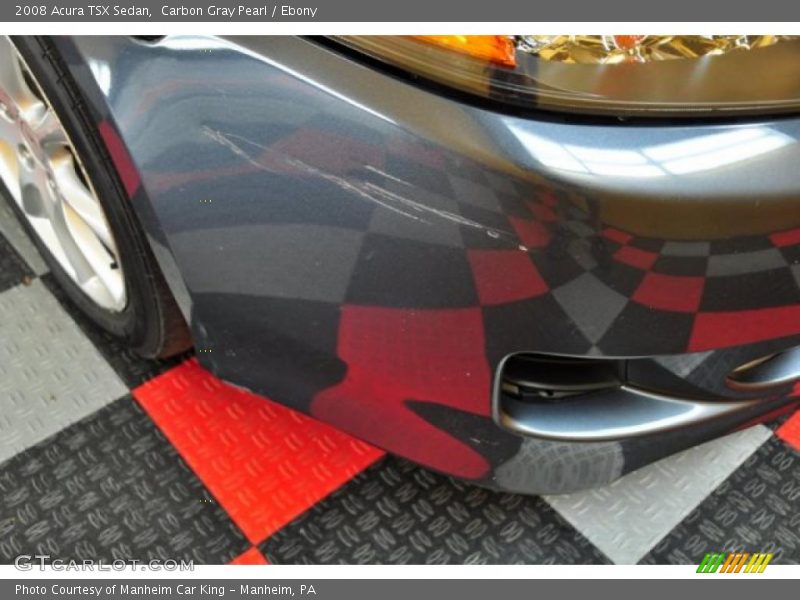 Carbon Gray Pearl / Ebony 2008 Acura TSX Sedan