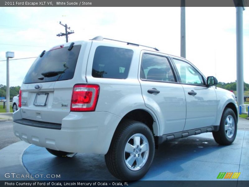 White Suede / Stone 2011 Ford Escape XLT V6