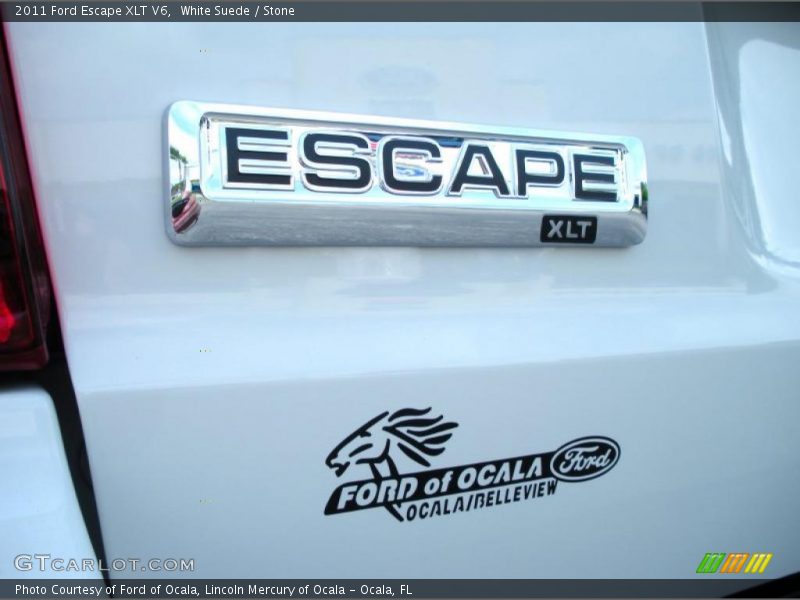 White Suede / Stone 2011 Ford Escape XLT V6