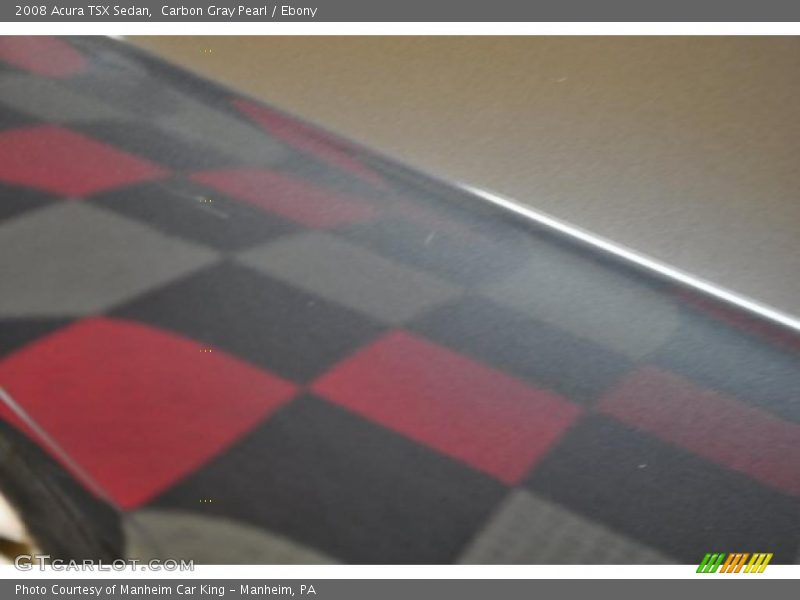 Carbon Gray Pearl / Ebony 2008 Acura TSX Sedan